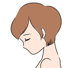 艶やかな髪
